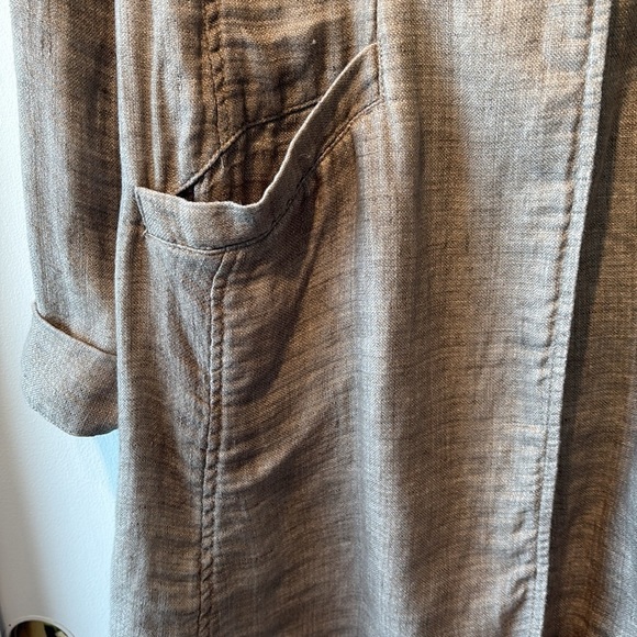 Eileen Fisher Organic Linen Blazer MP - Picture 4 of 7